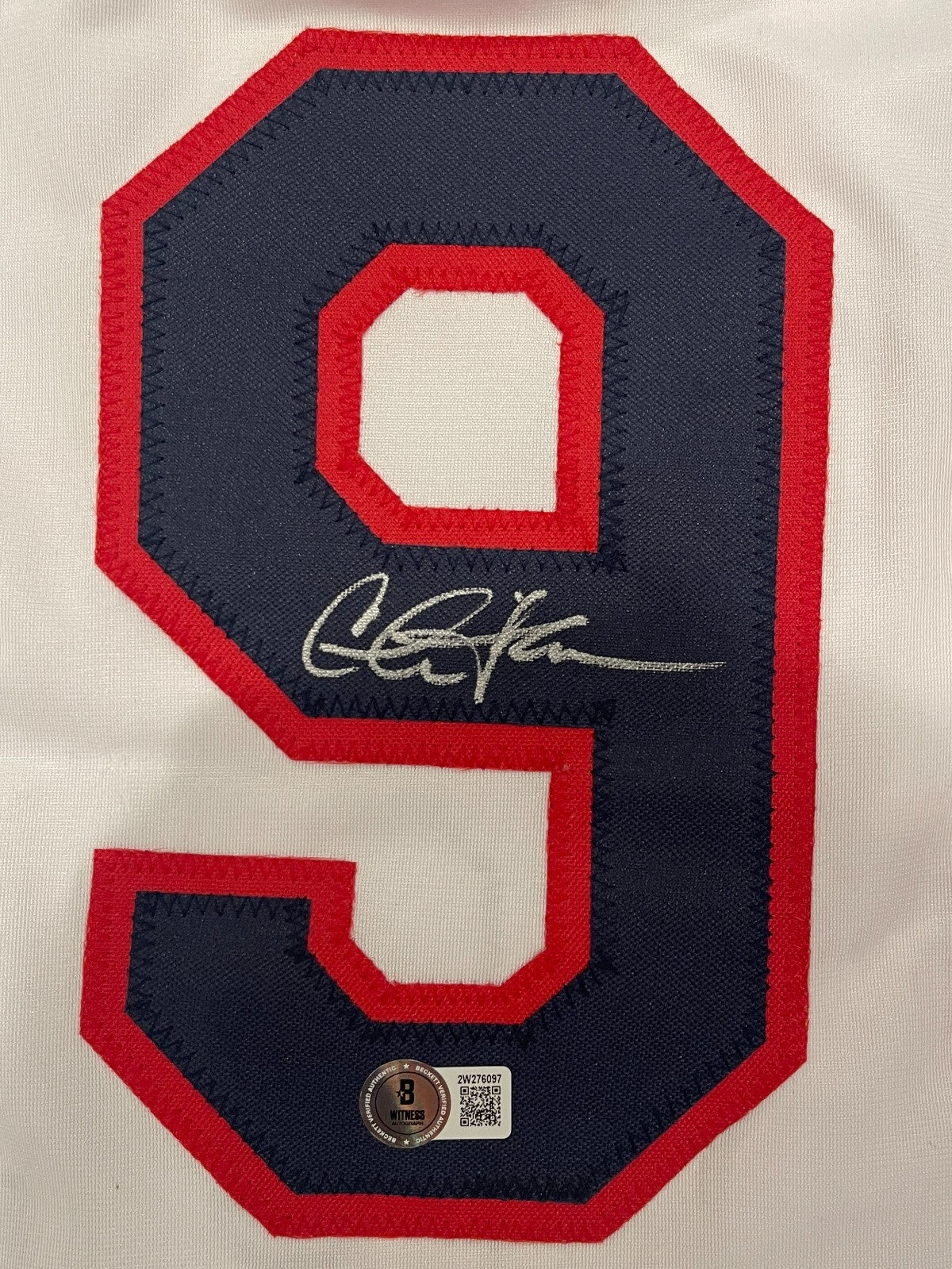 Charlie Sheen Signed Major League Wild Thing Jersey Beckett Witness BAS COA2