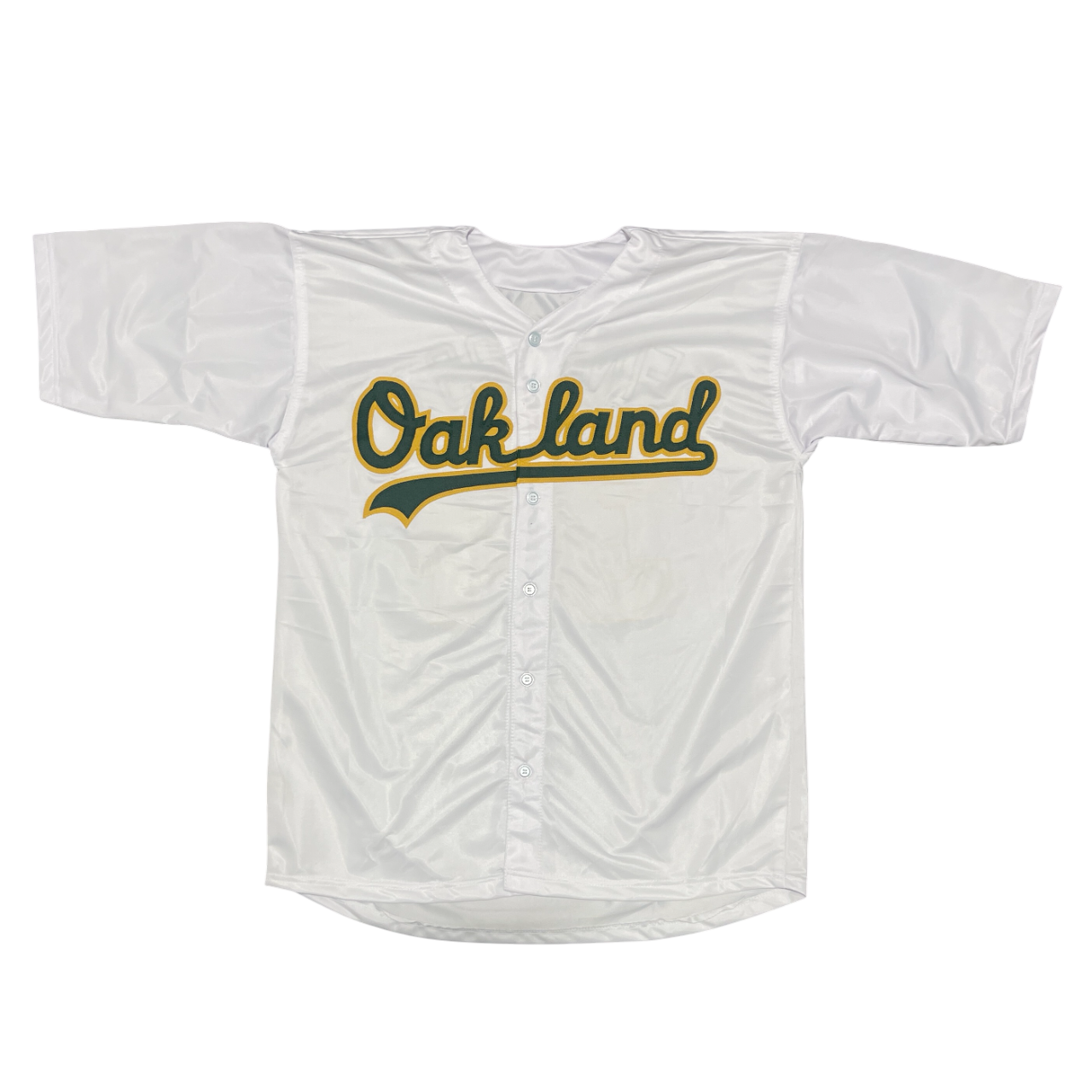 Rollie Fingers Signed Oakland Custom Jersey w/ HOF 92 Beckett Witness BAS COA2