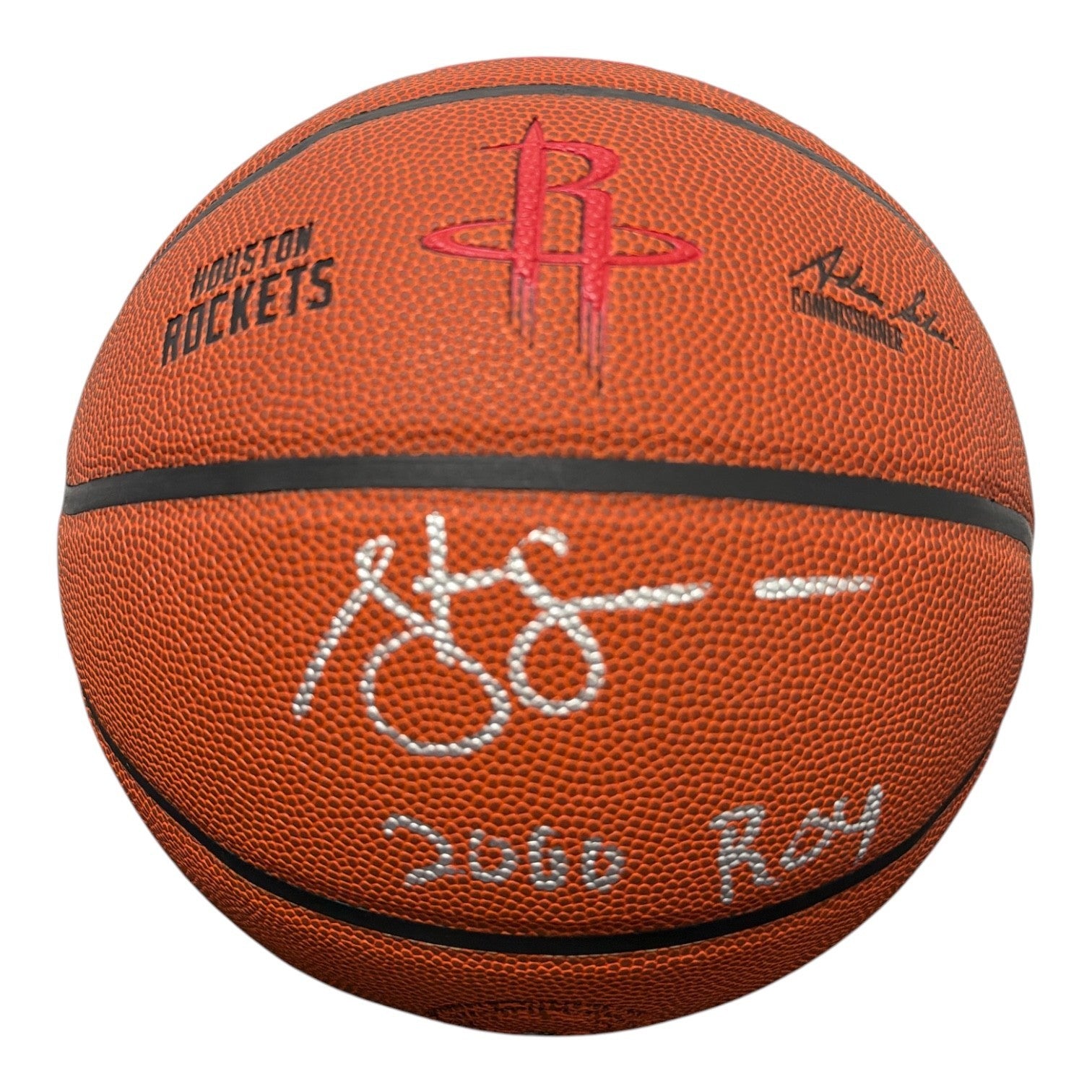 Steve Francis Signed Houston Rockets Wilson NBA Basketball w/ 2000 ROY JSA W COA0
