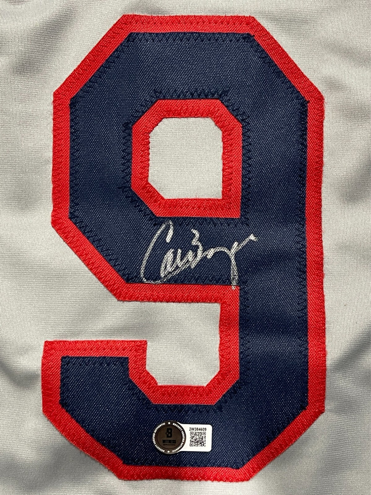 Carlos Baerga Signed Cleveland Custom Jersey Beckett Witness BAS COA1