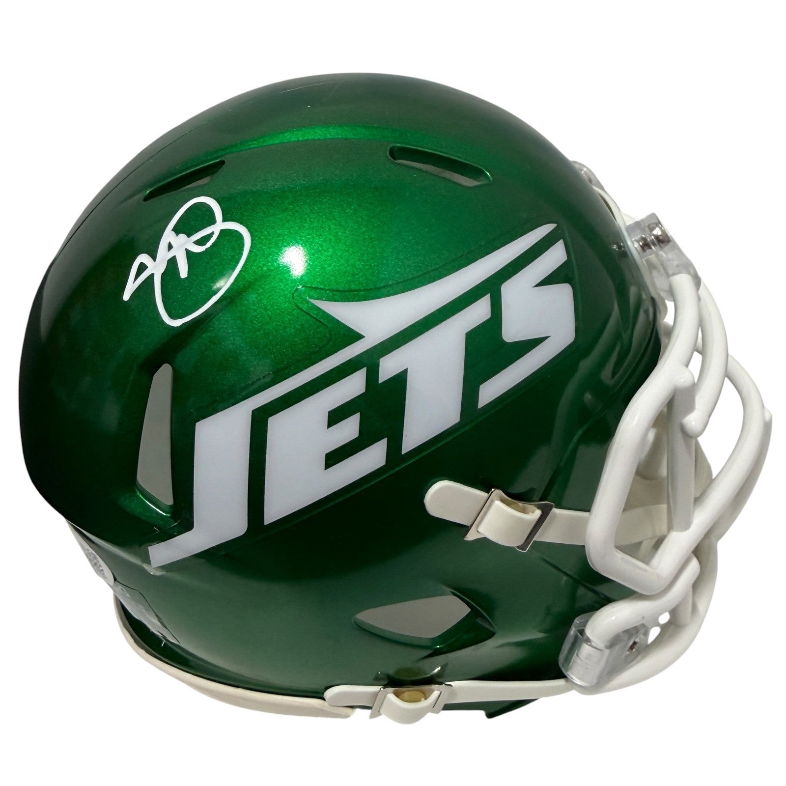 Minkah Fitzpatrick Signed New York Jets Speed Mini Helmet JSA Witness COA0