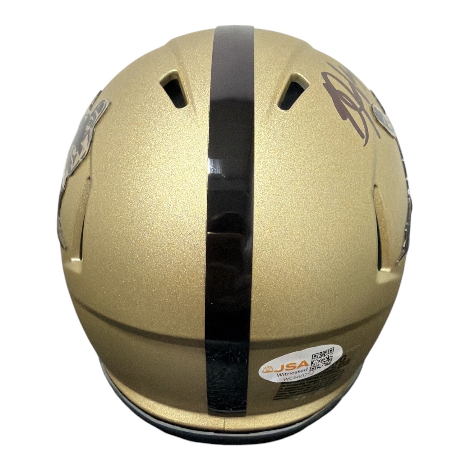 Bo Jackson Signed Autographed Heisman Speed Mini Helmet JSA Witness COA2