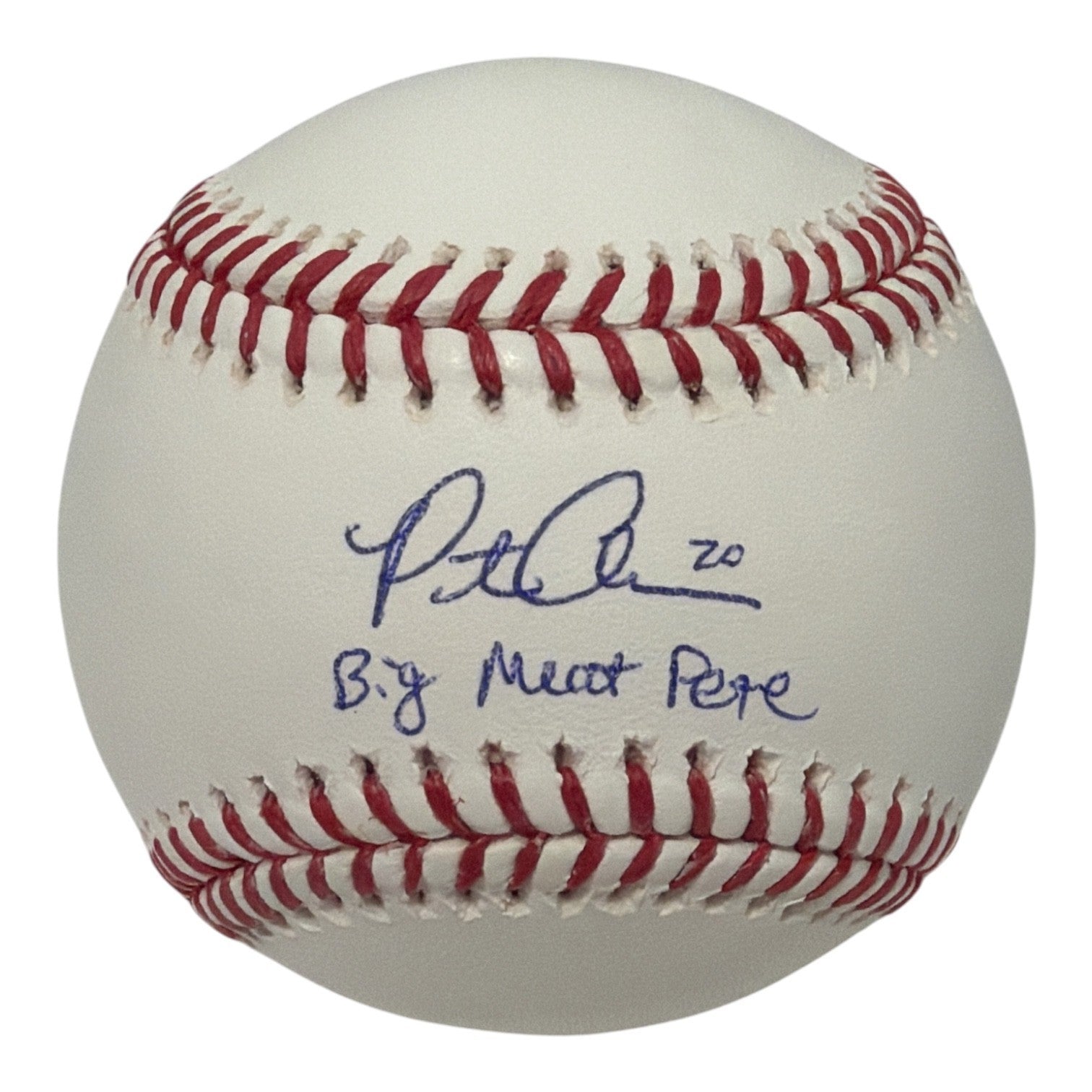 Pete Alonso Signed Autographed ROMLB Baseball w/ Big Meat Pete Insc FANATICS COA0