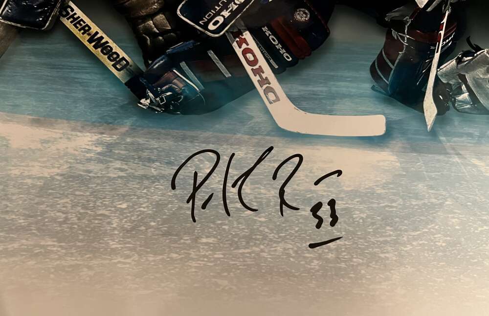 Patrick Roy Signed Auto 36x15 Photo "Art of the Save" 59/100 Upper Deck UDA COA1