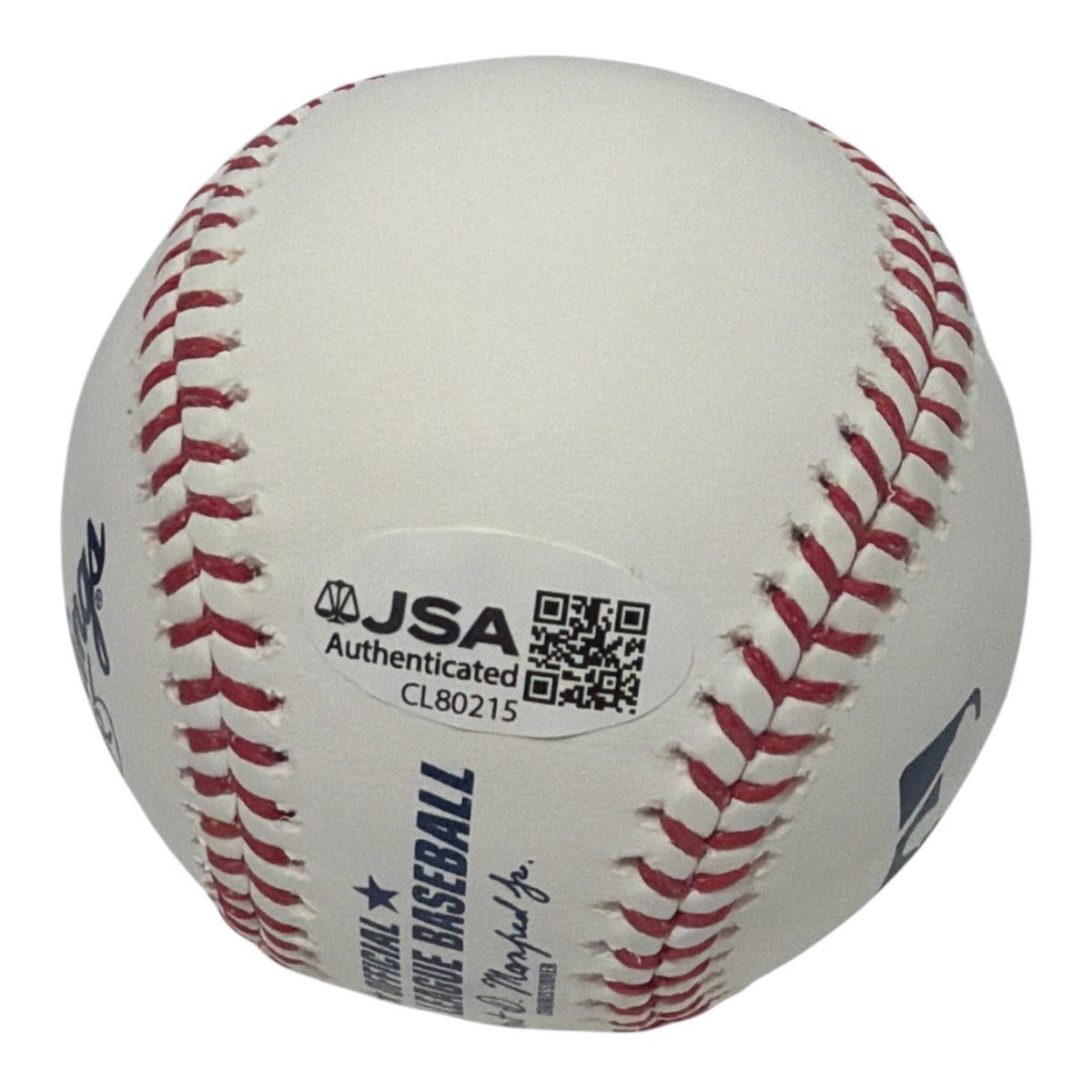 Angel Hernandez Signed Autographed ROMLB Baseball w/ 02 WS JSA COA Umpire2