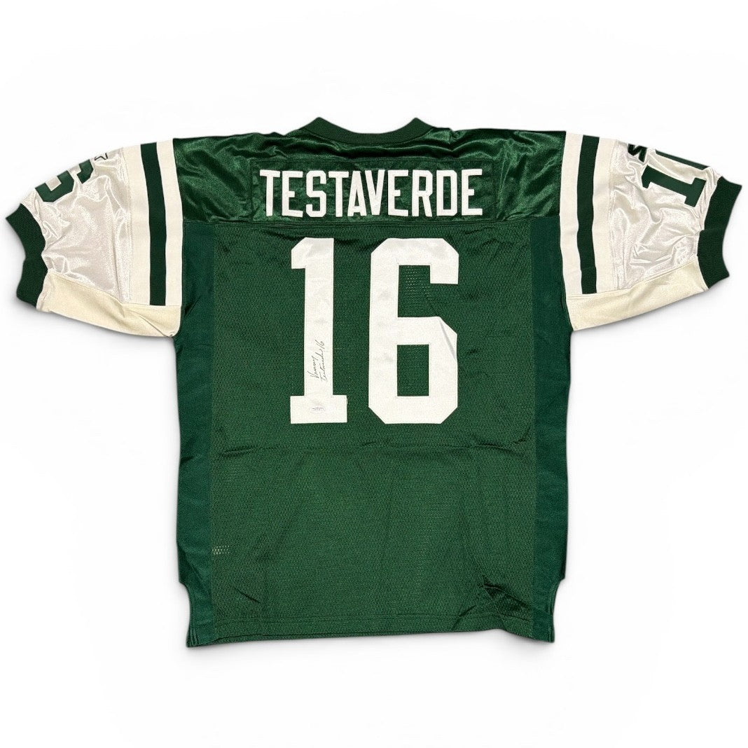 Vinny Testaverde Signed New York Jets Starter Authentic Jersey JSA COA0