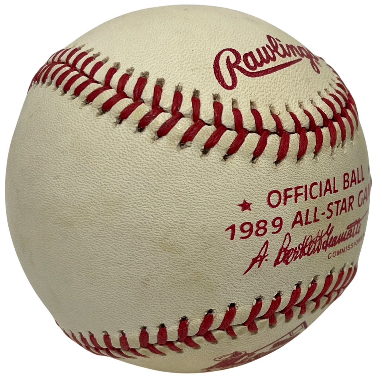 Benito Santiago Signed Rawlings 1989 All Star Game Logo Baseball Padres JSA COA2