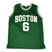 Bill Russell Signed Autographed Boston Celtics Custom Jersey w/ #6 Insc PSA COA0