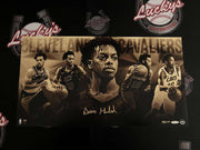 Darius Garland Signed 22x12 Photo To The Rack Gold /100 Upper Deck UDA COA0