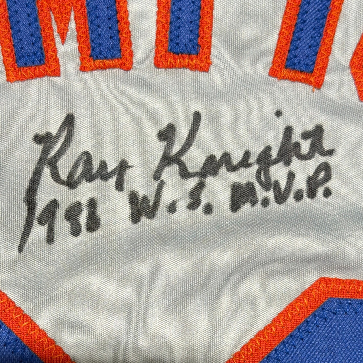 New York Mets 1986 World Series (23 Auto) Team Signed Custom Jersey Insc JSA COA3