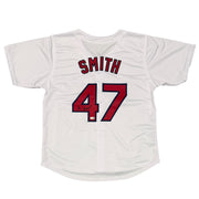 Lee Smith Signed Autographed St. Louis Cardinals Custom Jersey JSA Witness COA0