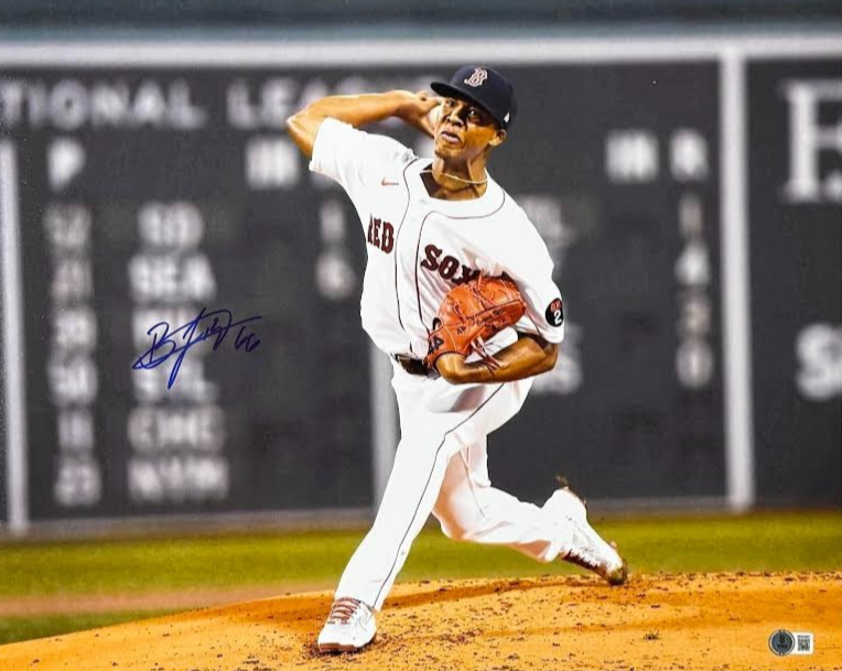 Brayan Bello Signed Autographed 16x20 Photo Beckett Witness BAS COA Red Sox #30