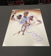 Darryl Strawberry Signed Autographed 16x20 Photo New York Mets JSA COA0