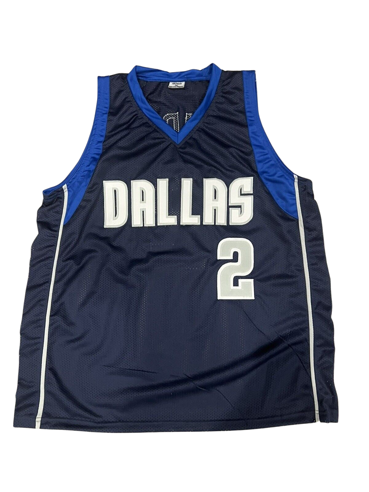 Jason Kidd Signed Mavericks Custom Jersey w/ 2011 NBA Champs Beckett BAS COA1