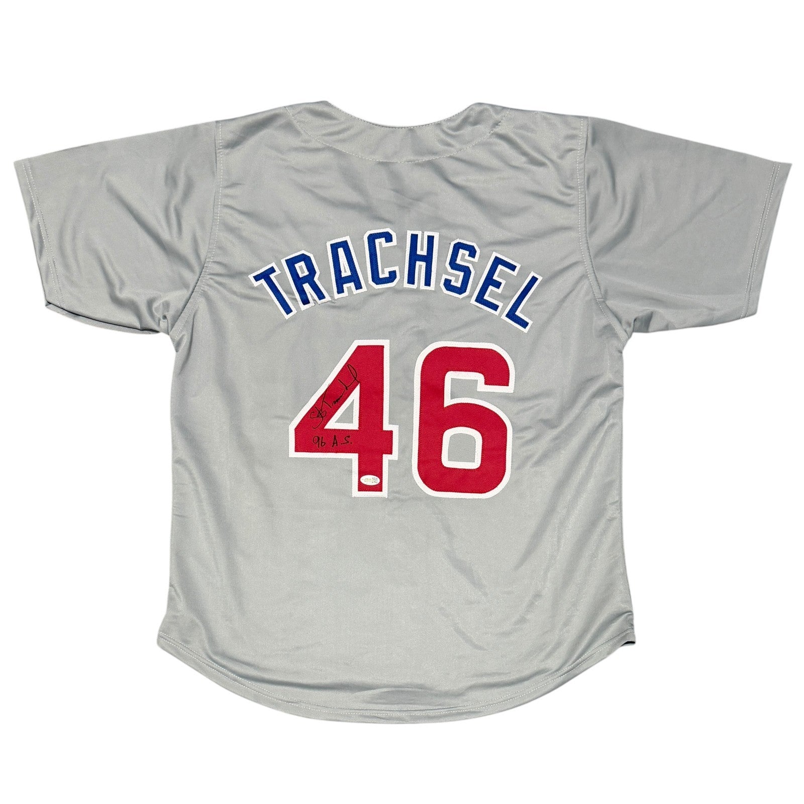 Steve Trachsel Signed Chicago Cubs Custom Jersey w/ 96 AS JSA Witness COA0