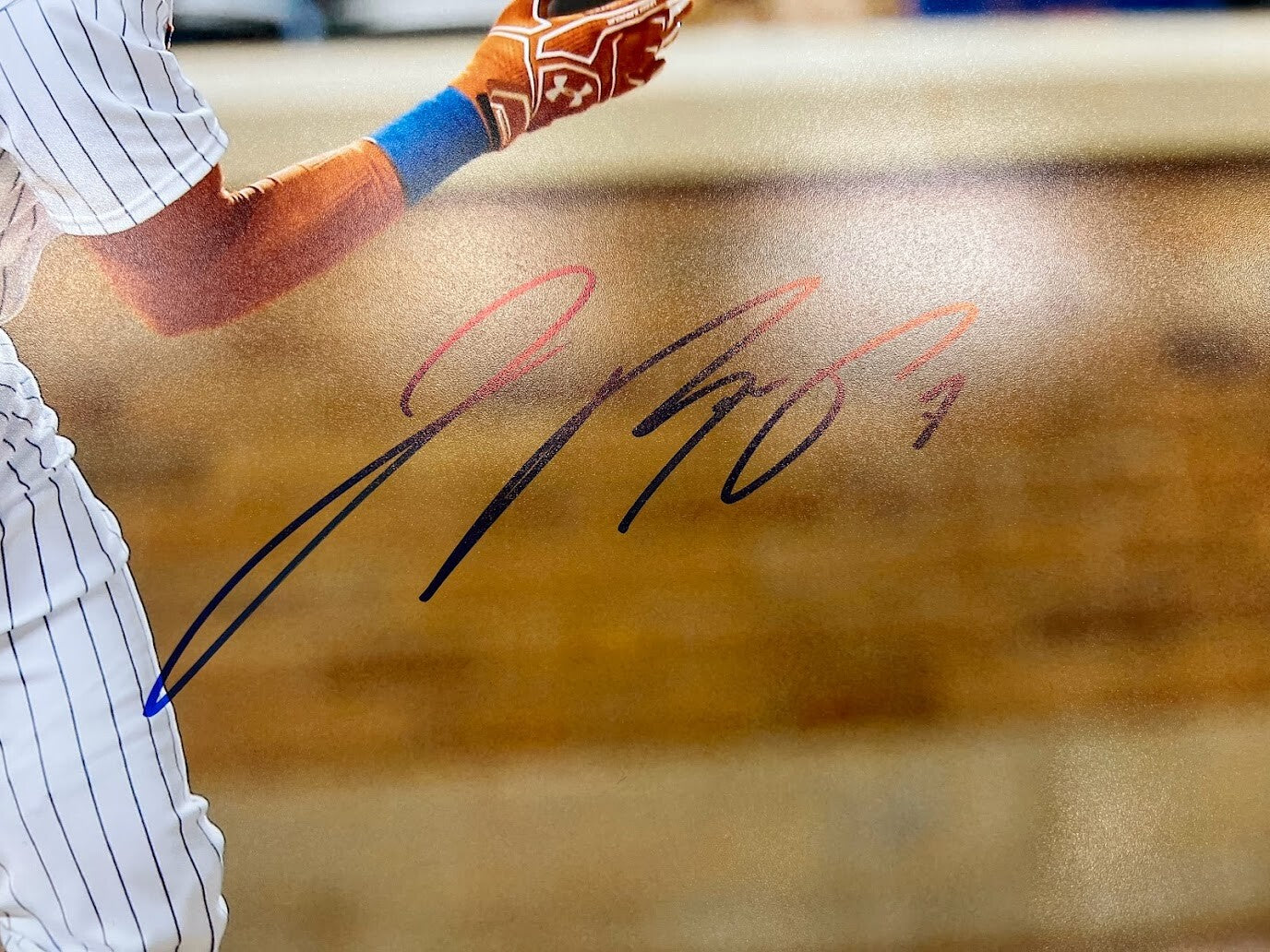 Jose Reyes Signed Auto Autographed 16x20 Photo New York Mets Hitting PSA ITP COA1