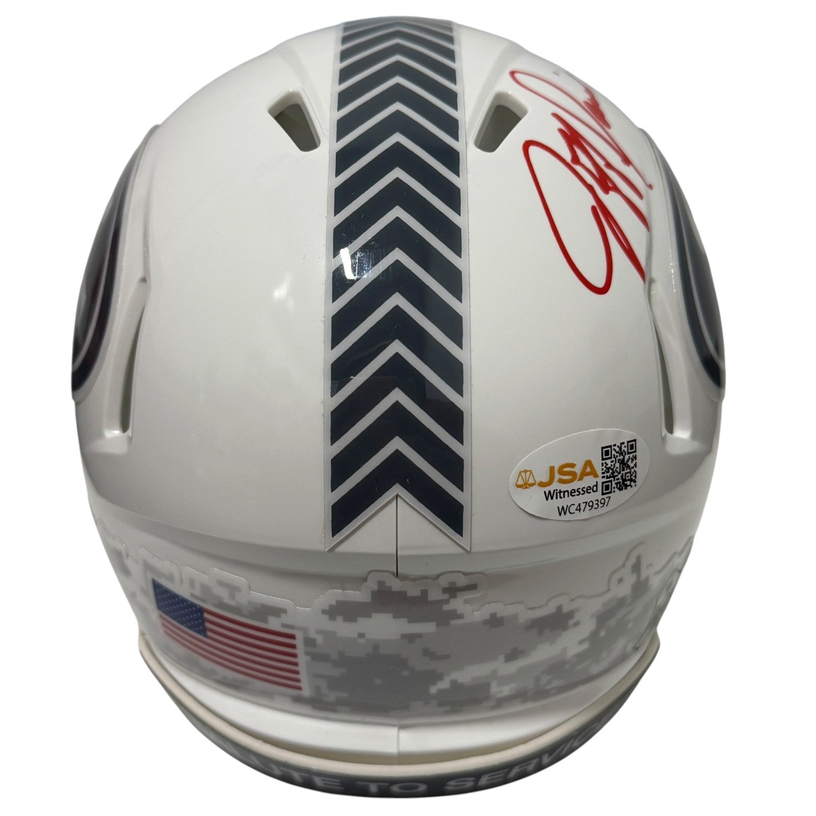 Jeff Garcia Signed San Francisco 49ers Salute 24 Mini Helmet JSA Witness COA2