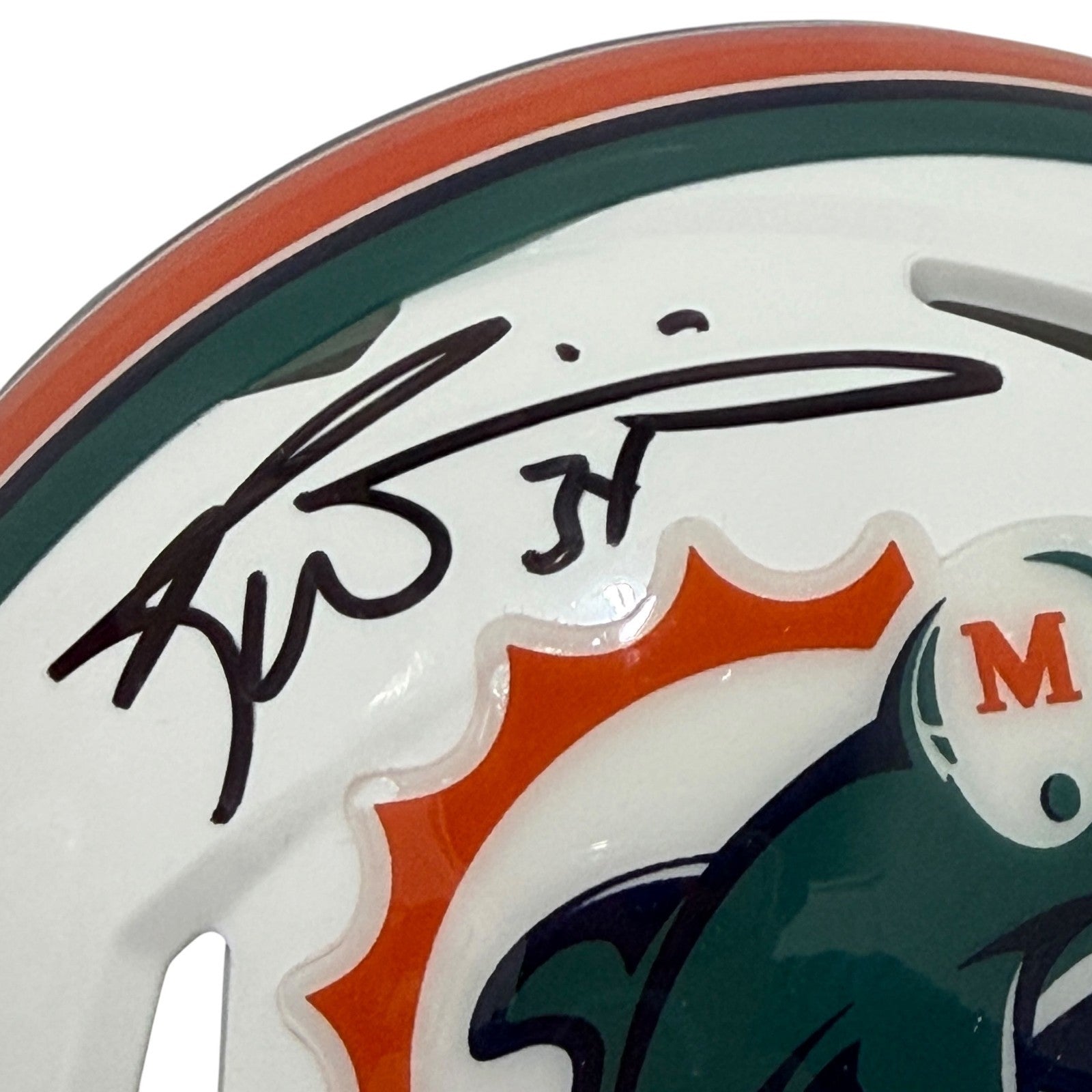 Ricky Williams Signed Autographed Miami Dolphins TB Mini Helmet JSA Witness COA1