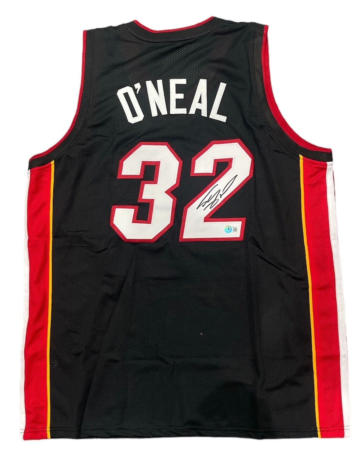 Shaquille O'Neal Signed Diesel Miami Custom Jersey Beckett Witness BAS COA0