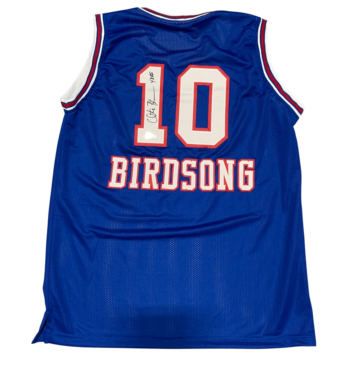 Otis Birdsong Signed Kansas City Kings Custom Jersey w 4x AS Beckett Wit BAS COA0