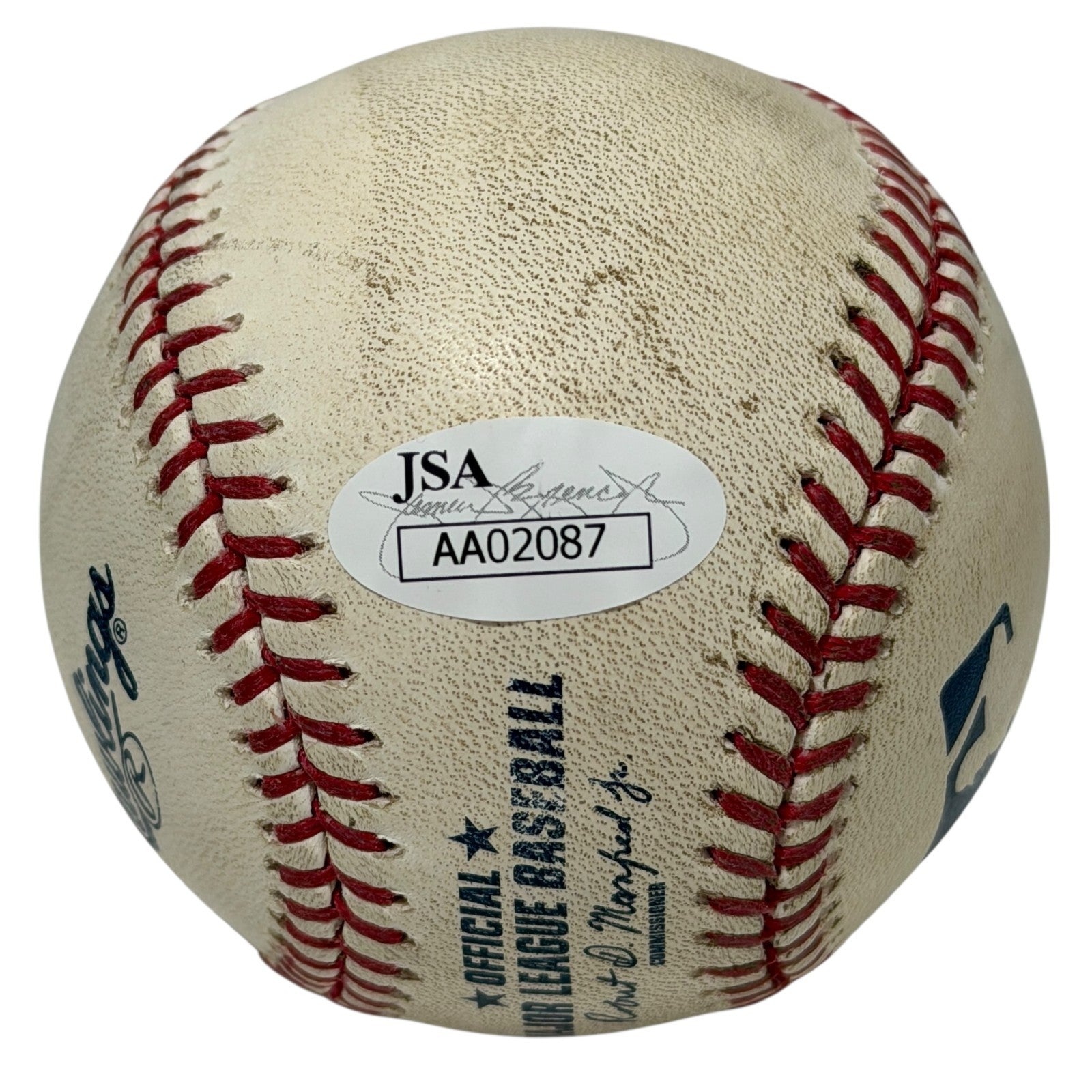 Dellin Betances Signed Game Used ROMLB Baseball JSA COA New York Yankees1