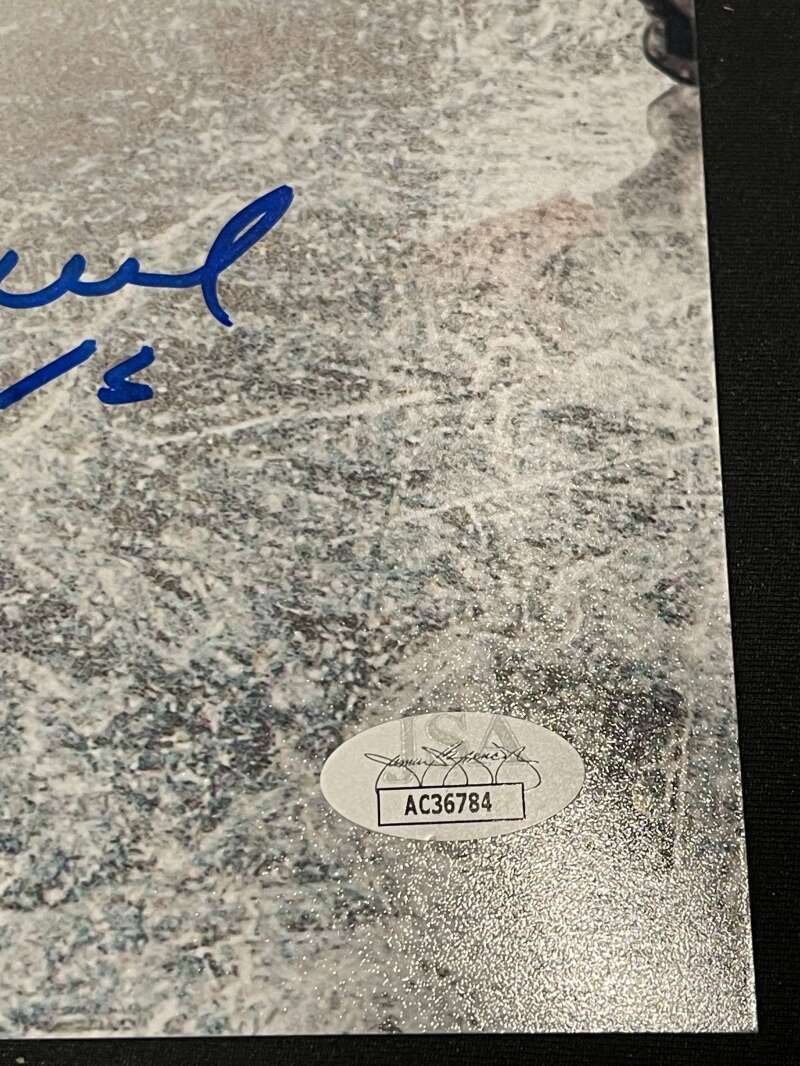 Bobby & Brett Hull Dual Signed Autographed 16x20 Photo w/ HOF Insc JSA COA3