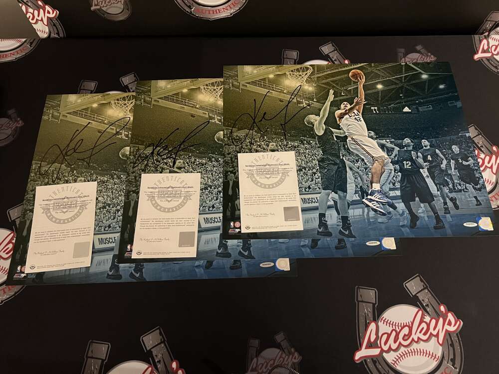 Kevin Love Signed Auto 16x20 Photo Westwood Colors Upper Deck UDA COA UCLA5