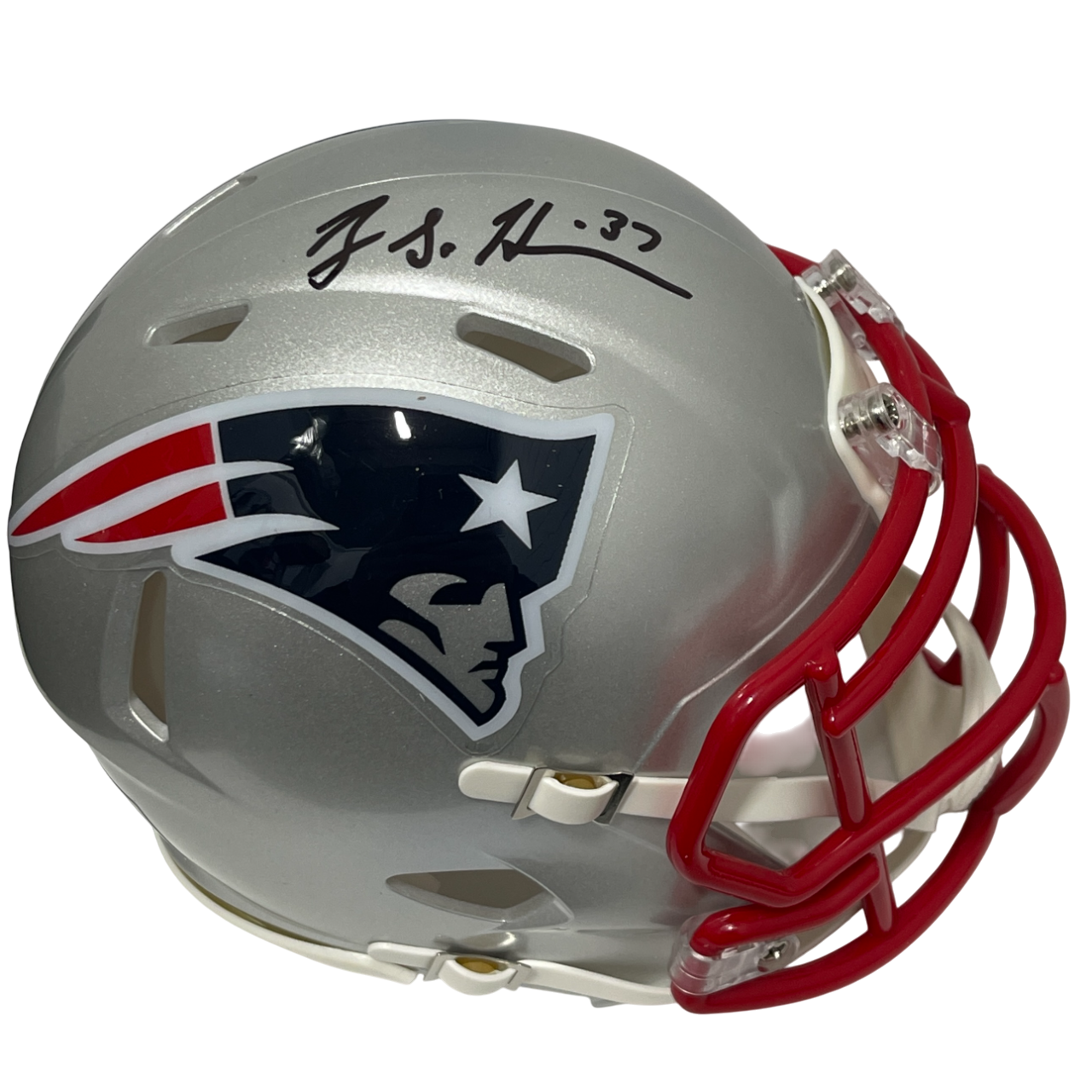 Rodney Harrison Signed New England Patriots Speed Mini Helmet Beckett W BAS COA0