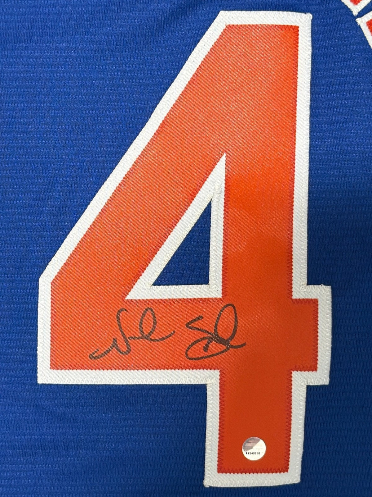 Noah Syndergaard Signed Autographed New York Mets Majestic Jersey STEINER COA1