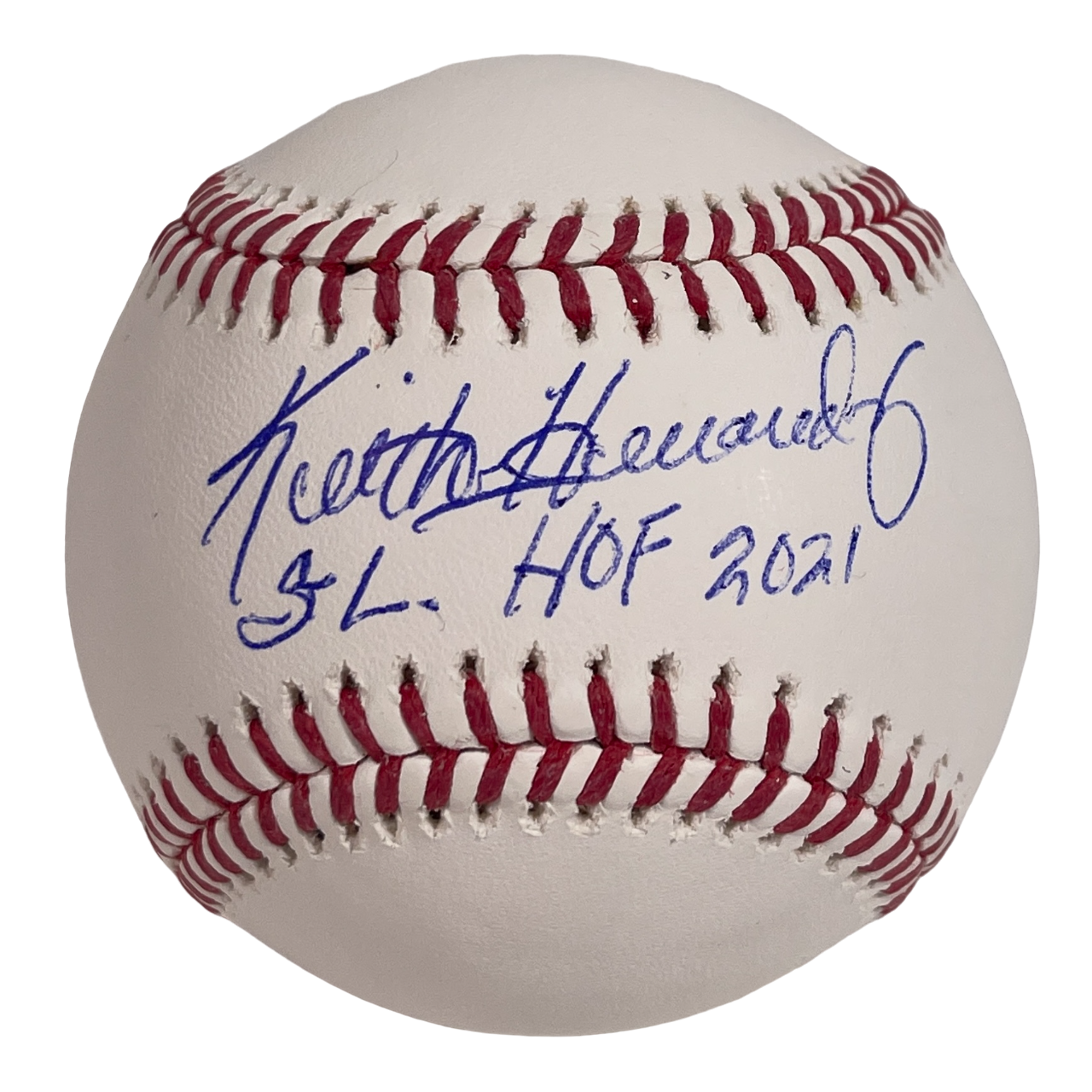 Keith Hernandez Signed Rawlings ROMLB Baseball w/ STL HOF 21 JSA COA0