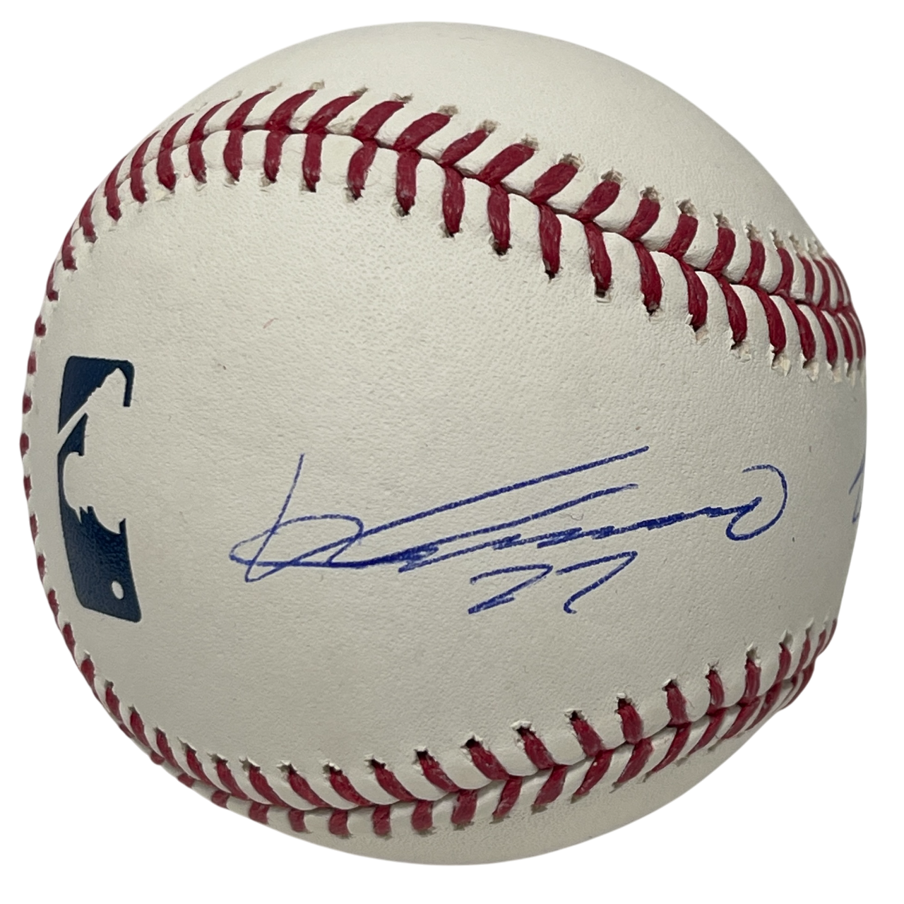 Vladimir Guerrero Jr & Sr Dual Signed Rawlings ROMLB Baseball PSA COA1