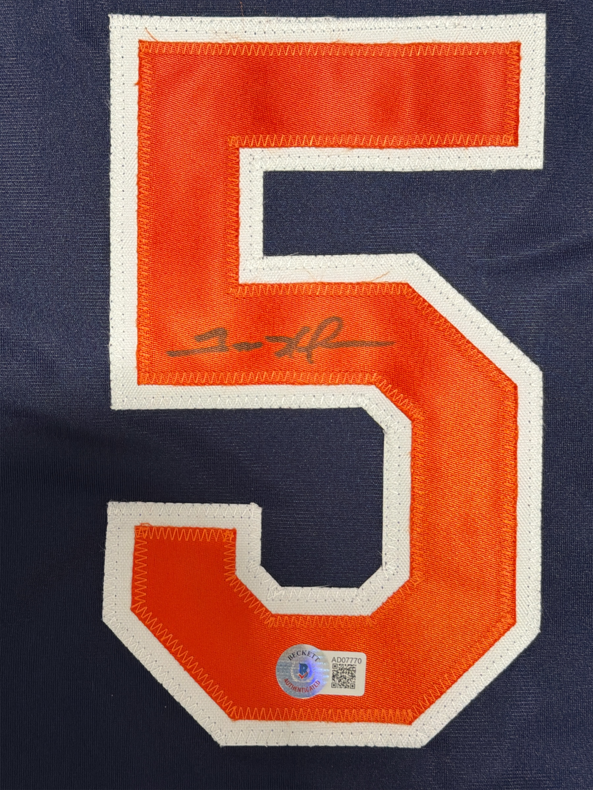 Trevor Hoffman Signed Autographed San Diego Padres Custom Jersey Beckett BAS COA1