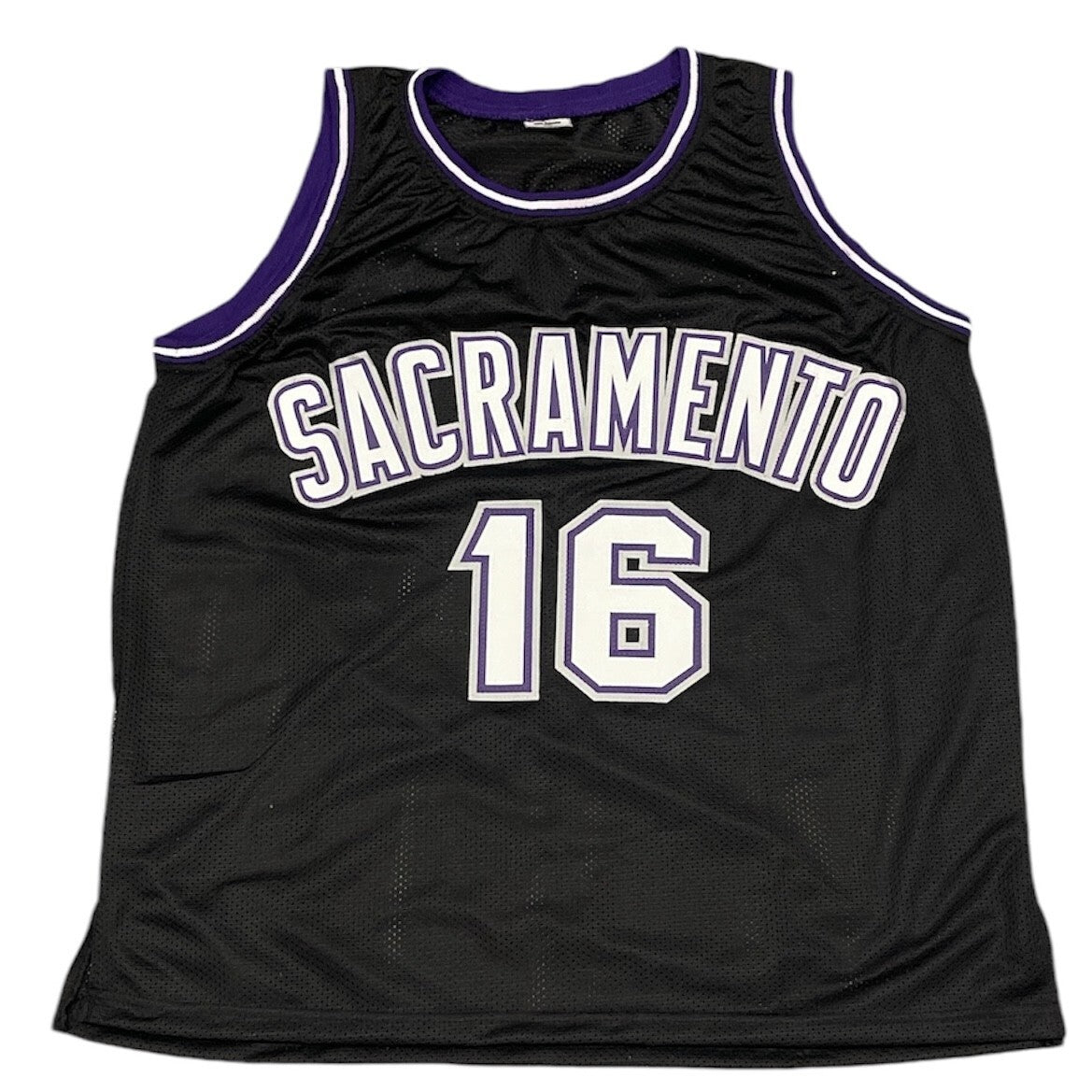 Peja Stojaković Signed Sacramento Kings Custom Jersey Beckett Witness BAS COA2