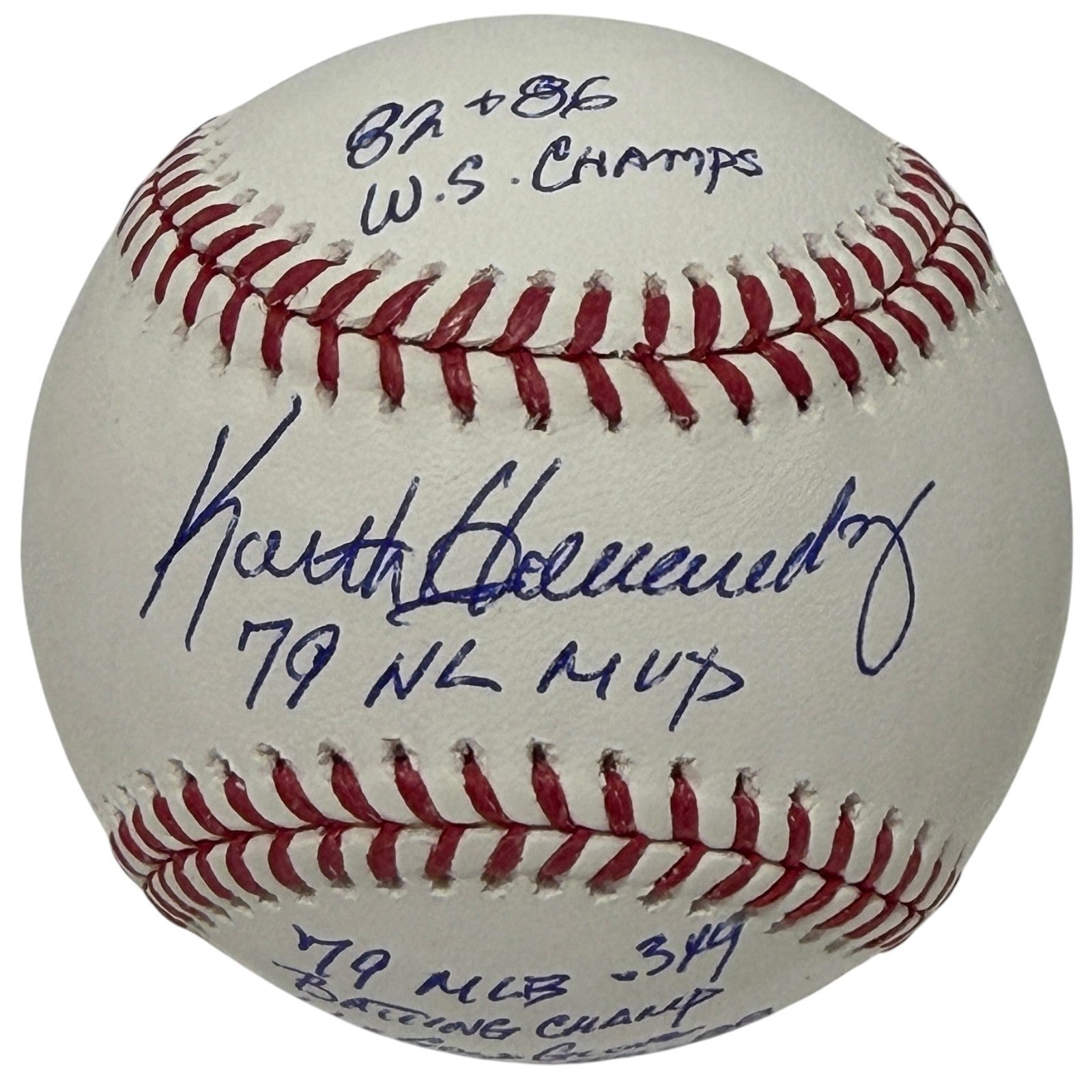 Keith Hernandez Signed Autographed ROMLB Baseball w/ 4 Stat Inscs JSA COA Mets0