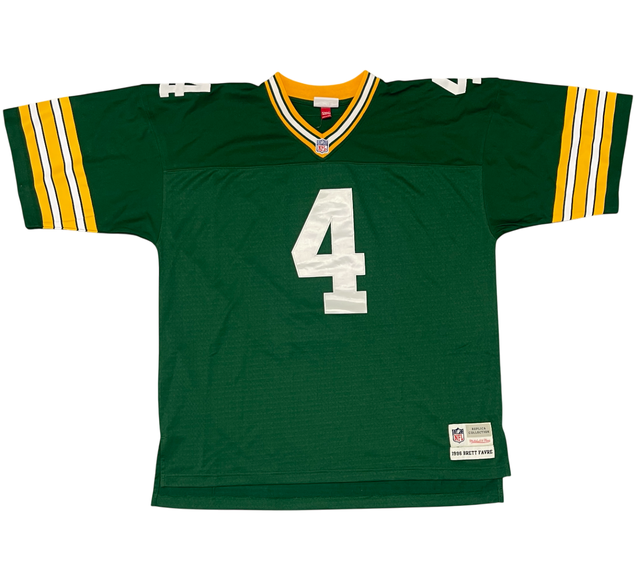 Brett Favre Signed Green Bay Packers Mitchell & Ness Jersey Upper Deck UDA COA2