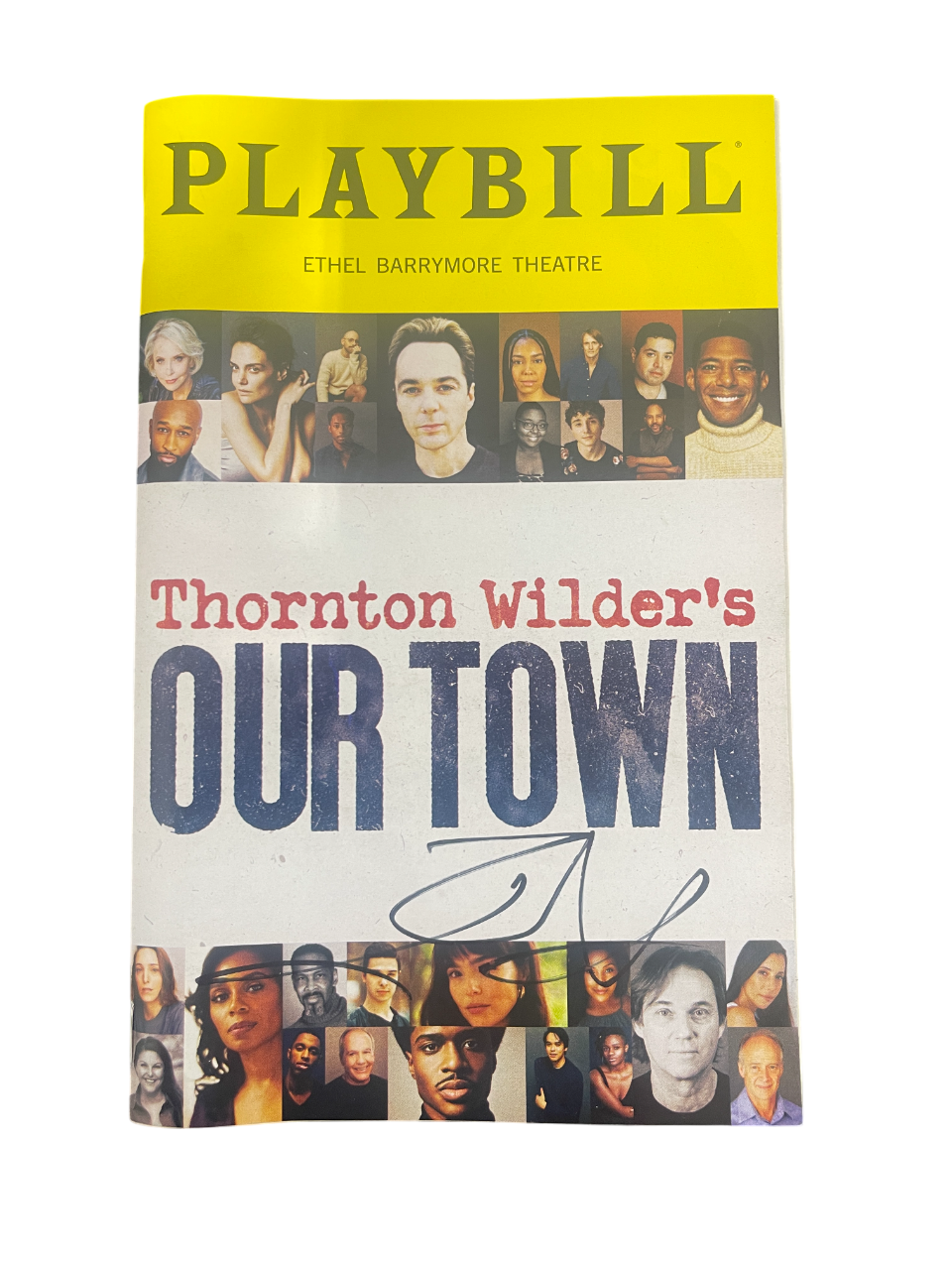Zoey Deutch Signed Autographed Thornton Wilder's Our Town Playbill LSCM COA2