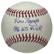 Ray Knight Signed ROMLB Baseball w/ 1986 WS MVP Beckett Witness BAS COA NY Mets0