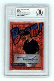 Tanner Houck 2024 Hits Memorabilia BOOM Red #1/1 Signed BGS BAS Auto Red Sox0