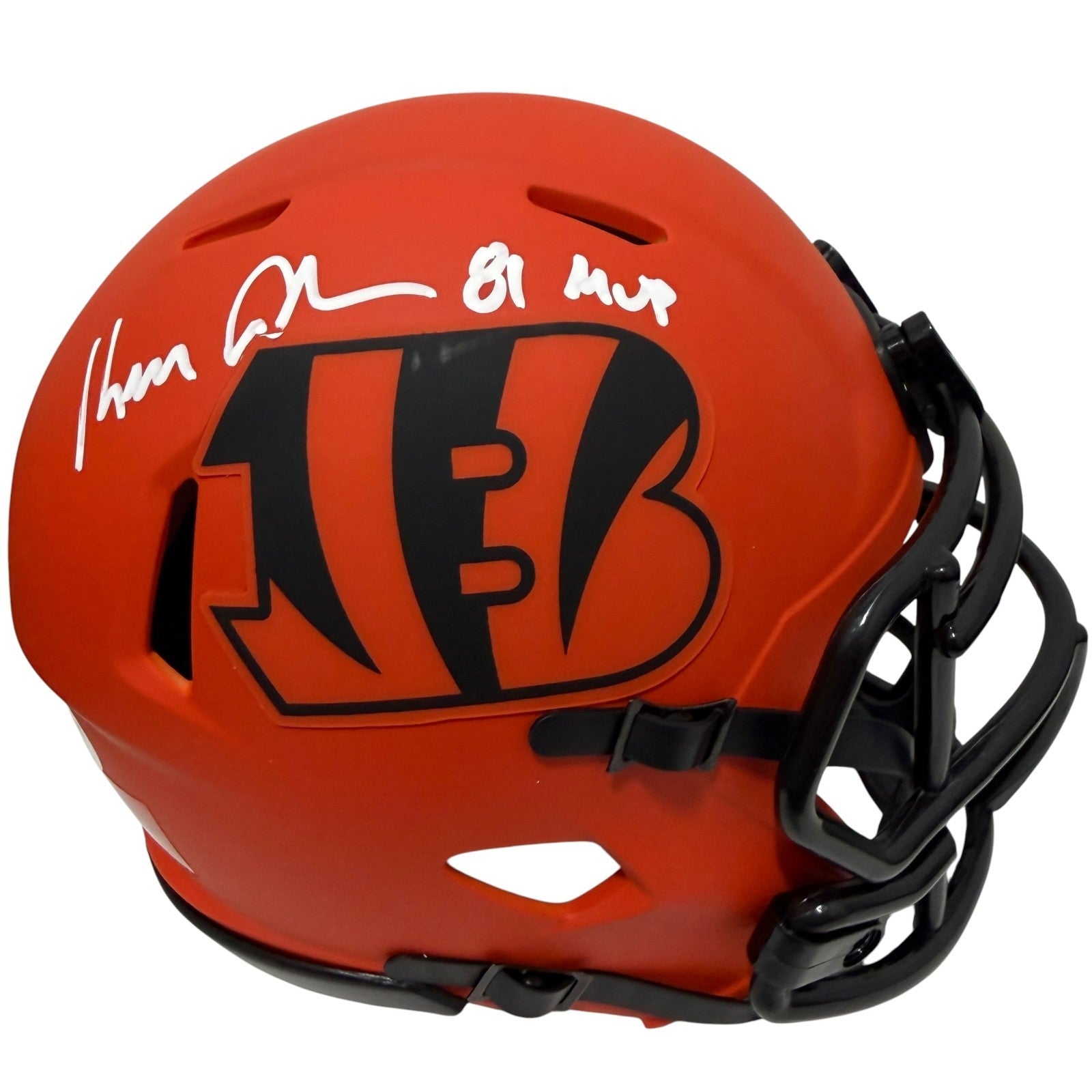 Ken Anderson Signed Cincinnati Bengals Rave Mini Helmet w 81 MVP JSA Witness COA0