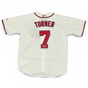 Trea Turner Signed Washington Nationals Custom Replica Jersey BAS COA0