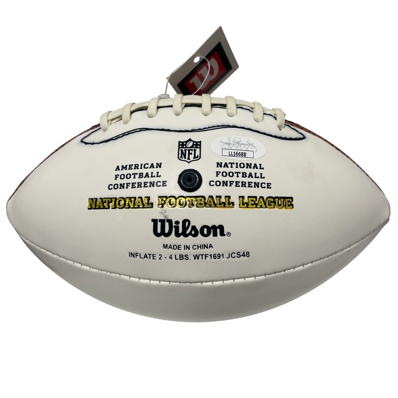 AJ Green Signed Wilson Mini White Panel NFL Football Cincinnati Bengals JSA COA3