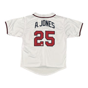 Andruw Jones Signed Autographed Atlanta Braves Custom Jersey w/ HOF 26 JSA COA0