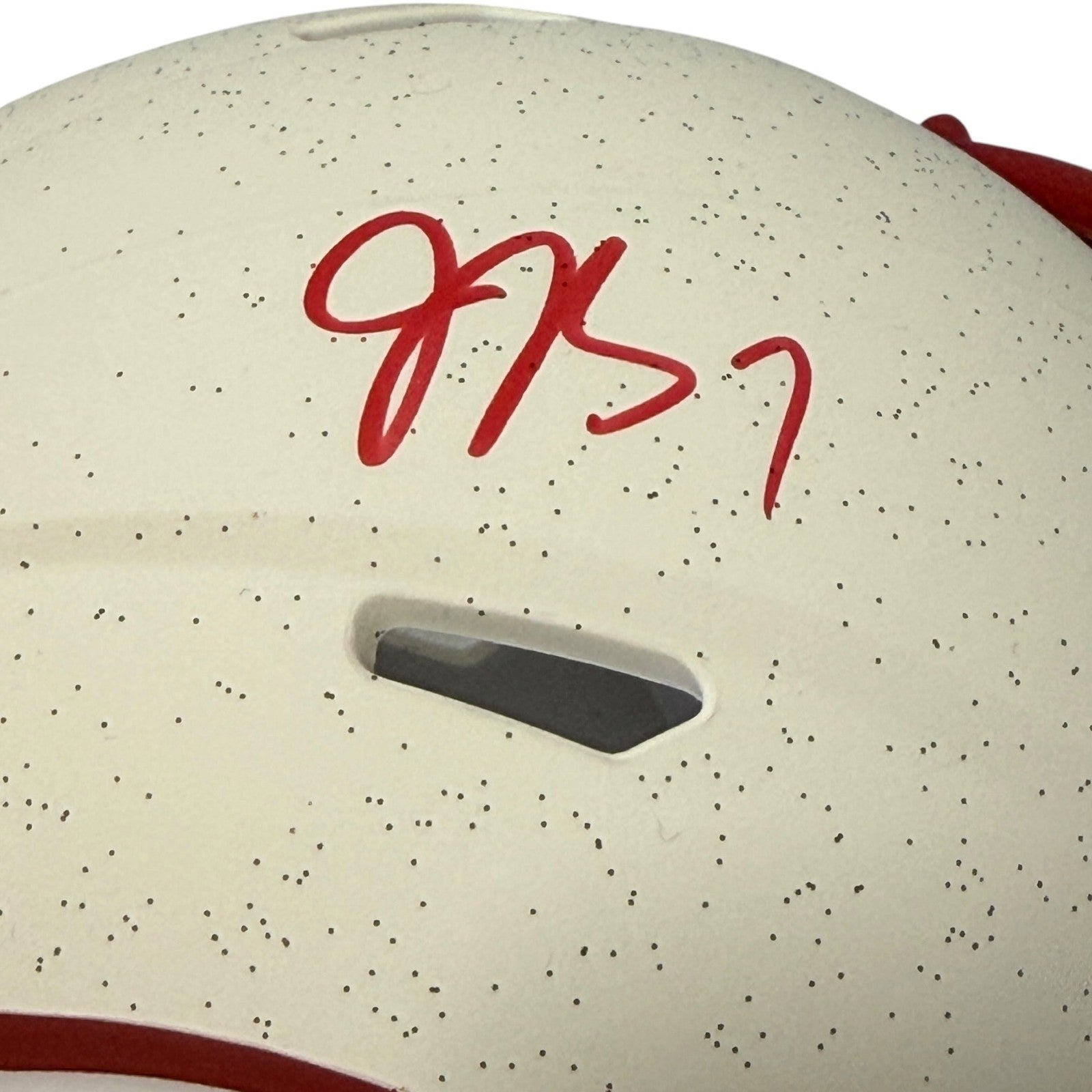 Jacoby Brissett Signed Arizona Cardinals Rivalries Mini Helmet JSA Witness COA1
