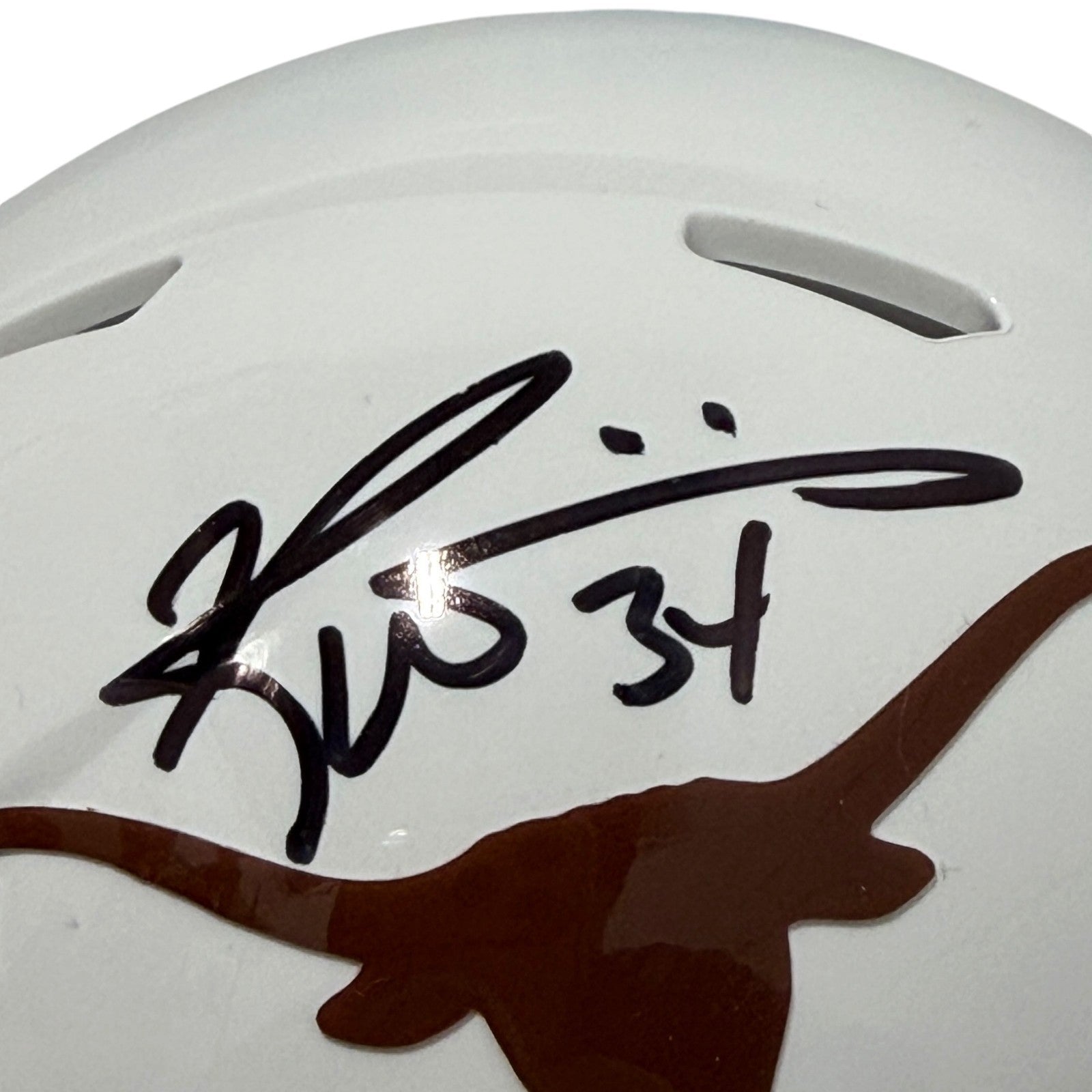Ricky Williams Signed Texas Longhorns Speed Mini Helmet JSA Witness COA1