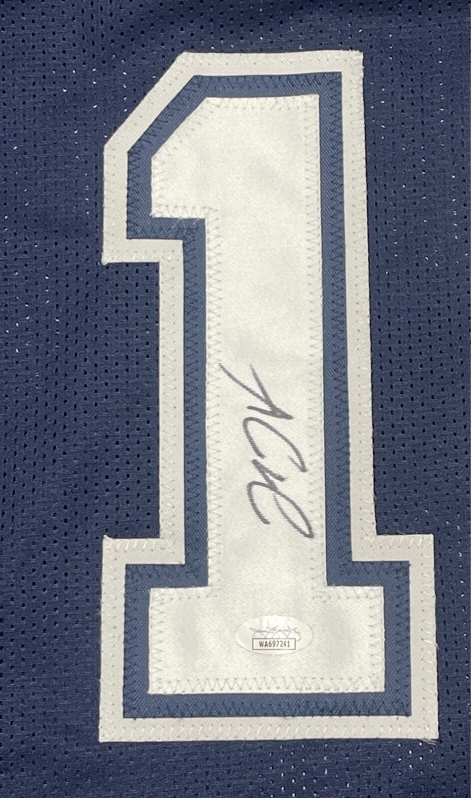 Donte DiVincenzo Signed Villanova Wildcats Custom Jersey JSA COA1