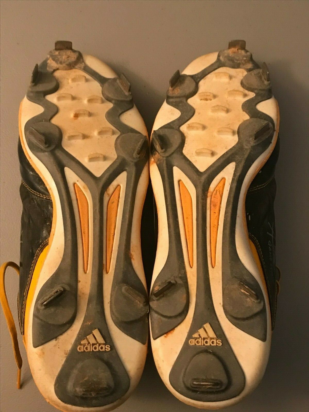 Austin Beck Signed Auto Autographed Game Used Cleats (PAIR) Onyx COA Athletics5