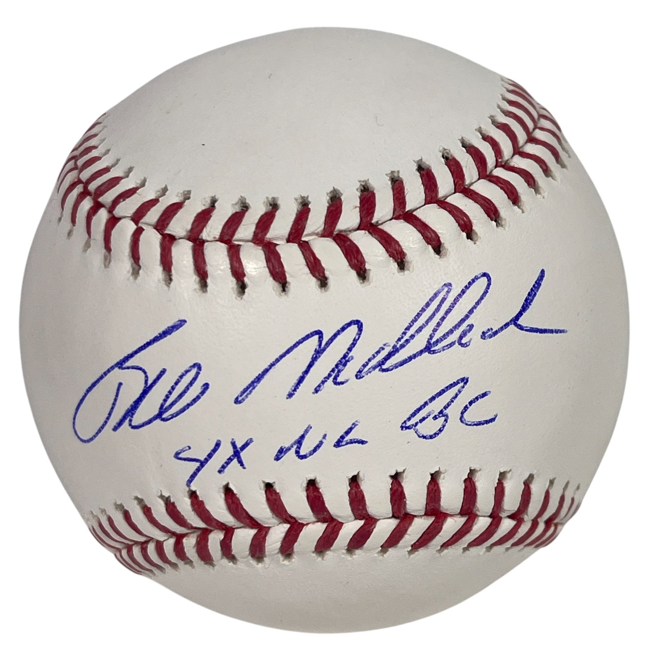 Bill Madlock Signed ROMLB Baseball w/ 4x NL BC Beckett Witness BAS COA0