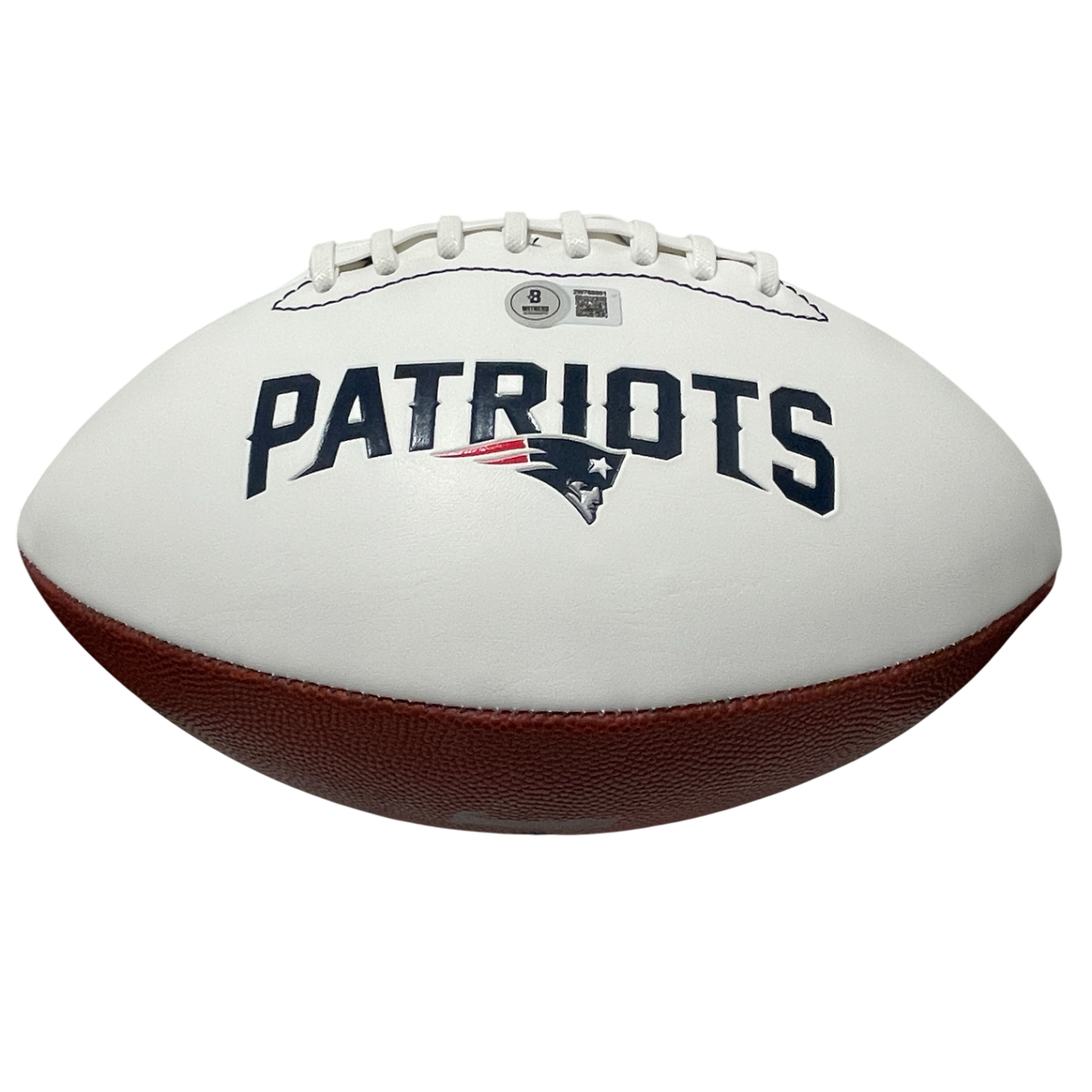Rob Ninkovich Signed Patriots White Football SB XLIX LI Champ Beckett W BAS COA4