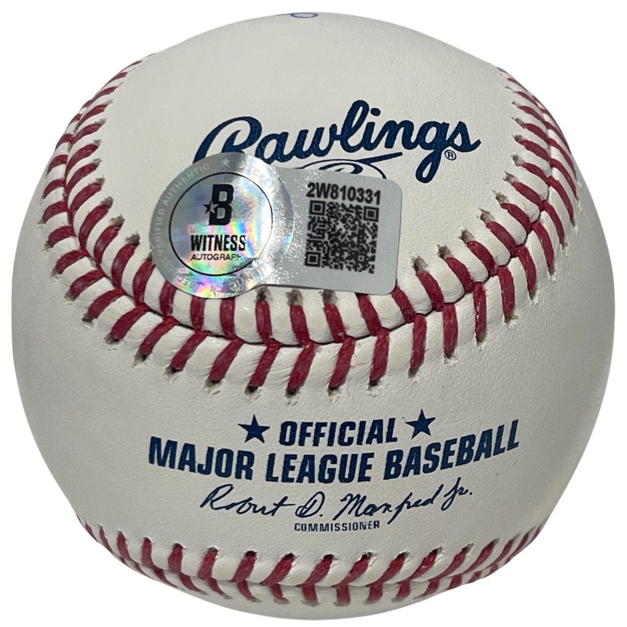 Gary Sheffield Signed ROMLB Baseball w/ Batting Champ Beckett Witness BAS COA1