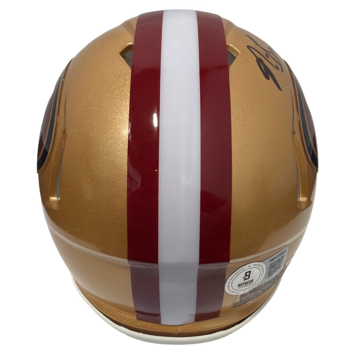 NaVorro Bowman Signed San Francisco 49ers Speed Mini Helmet Beckett Wit BAS COA2